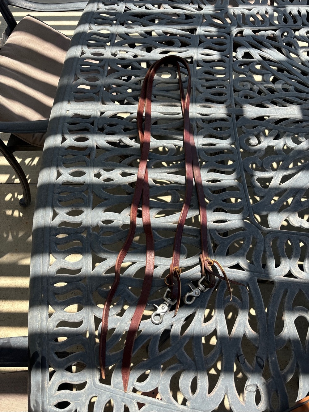 Pony size split reins